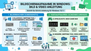 Bildschirmaufnahme in Windows machen: Bild & Video Anleitung