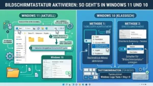 Bildschirmtastatur aktivieren: So geht’s in Windows 11 und 10
