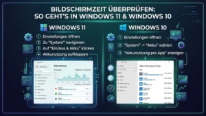 Bildschirmzeit überprüfen: So geht’s in Windows 11 und Windows 10