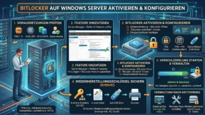 BitLocker auf Windows Server aktivieren und konfigurieren