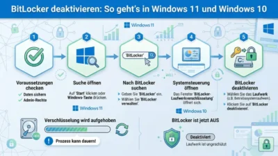 BitLocker deaktivieren: So geht’s in Windows 11 und Windows 10