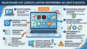 Bloatware auf Lenovo Laptop entfernen: So geht’s richtig