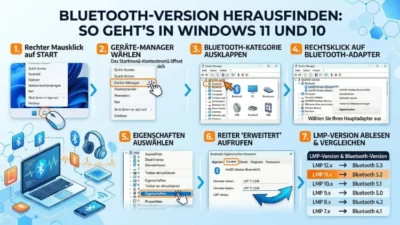 Bluetooth-Version herausfinden: So geht’s in Windows 11 und 10