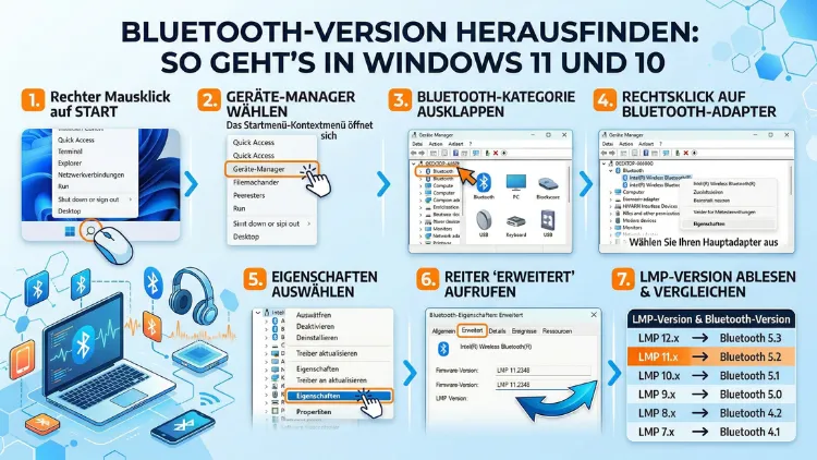 Bluetooth-Version herausfinden: So geht’s in Windows 11 und 10
