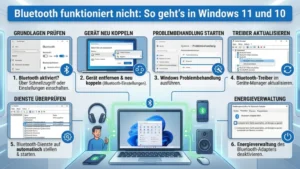 Bluetooth funktioniert nicht: So geht’s in Windows 11 und 10