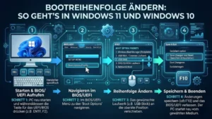Bootreihenfolge ändern: So geht’s in Windows 11 und Windows 10