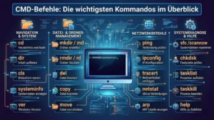 CMD-Befehle: Die wichtigsten Kommandos im Überblick
