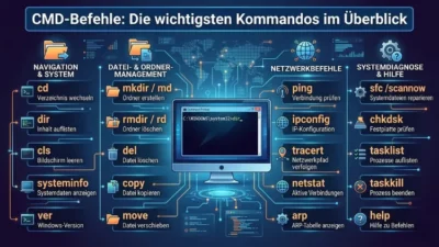 CMD-Befehle: Die wichtigsten Kommandos im Überblick