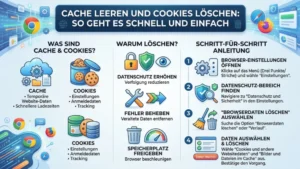 Cache leeren und Cookies löschen: So geht es schnell und einfach