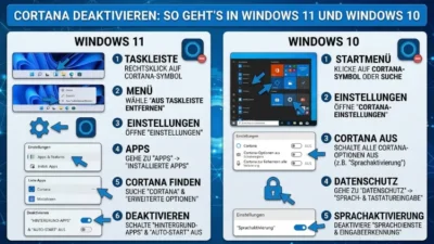Cortana deaktivieren: So geht’s in Windows 11 und Windows 10
