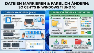 Dateien markieren, farblich ändern: So geht’s in Windows 11 und 10