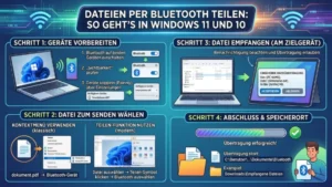 Dateien per Bluetooth teilen: So geht’s in Windows 11 und 10