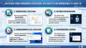 Dateien und Ordner löschen: So geht’s in Windows 11 und 10