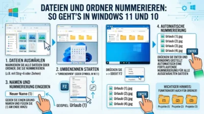 Dateien und Ordner nummerieren: So geht’s in Windows 11 und 10