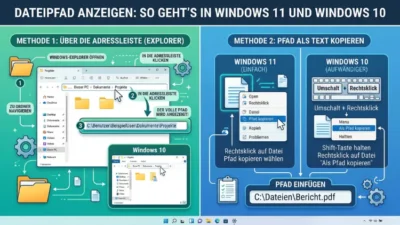 Dateipfad anzeigen: So geht’s in Windows 11 und Windows 10