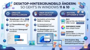 Desktop-Hintergrundbild ändern: So geht’s in Windows 11 und 10