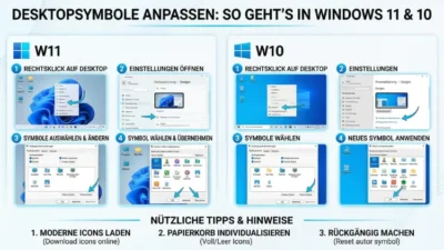 Desktopsymbole anpassen: So geht’s in Windows 11 und 10