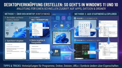 Desktopverknüpfung erstellen: So geht’s in Windows 11 und 10