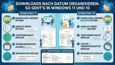 Downloads nach Datum sortieren: So geht’s in Windows 11 und 10