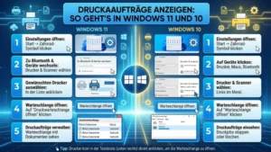 Druckaufträge anzeigen: So geht’s in Windows 11 und 10