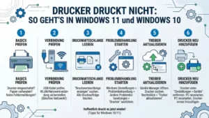 Drucker druckt nicht: So geht’s in Windows 11 und Windows 10