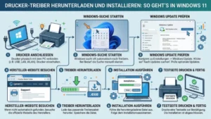 Druckertreiber herunterladen und installieren: So geht’s in Windows 11