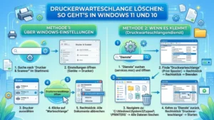 Druckerwarteschlange löschen: So geht’s in Windows 11 und 10