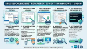 Druckspoolerdienst reparieren: So geht’s in Windows 11 und 10