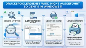 Druckspoolerdienst wird nicht ausgeführt: So geht’s in Windows 11