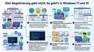 ESU-Registrierung geht nicht: So geht’s in Windows 11 und 10