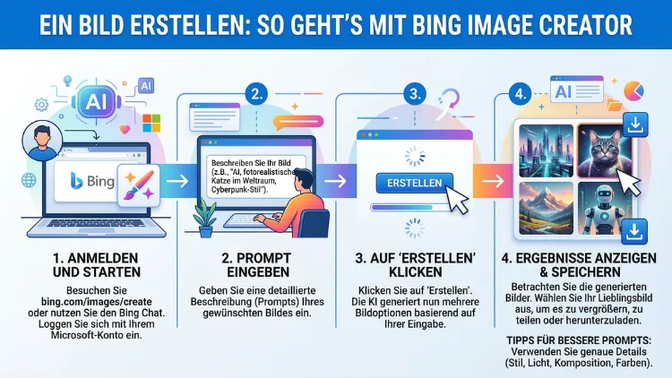 Ein Bild erstellen: So geht’s mit Bing Image Creator