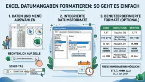 Excel Datumsangaben formatieren: So geht es einfach
