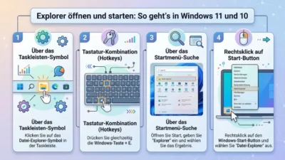 Datei-Explorer öffnen und starten: So geht’s in Windows 11 und 10
