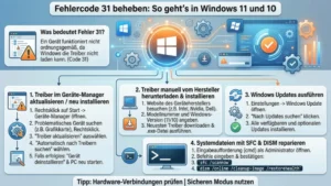 Fehlercode 31 beheben: So geht’s in Windows 11 und 10