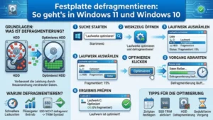 Festplatte defragmentieren: So geht’s in Windows 11 und Windows 10