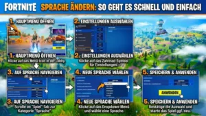 Fortnite Sprache ändern: So geht es schnell und einfach