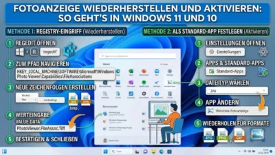 Fotoanzeige wiederherstellen und aktivieren: So geht’s in Windows 11 und 10