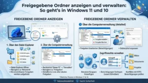 Freigegebene Ordner anzeigen und verwalten: So geht’s in Windows 11 und 10