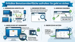 FritzBox Benutzeroberfläche aufrufen: So geht es sicher