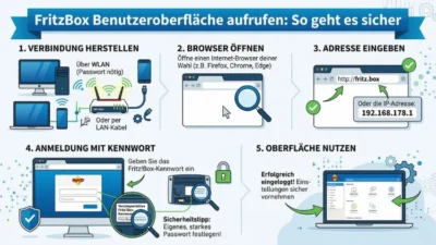 FritzBox Benutzeroberfläche aufrufen: So geht es sicher