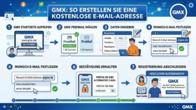 GMX: So erstellen Sie eine kostenlose E-Mail-Adresse
