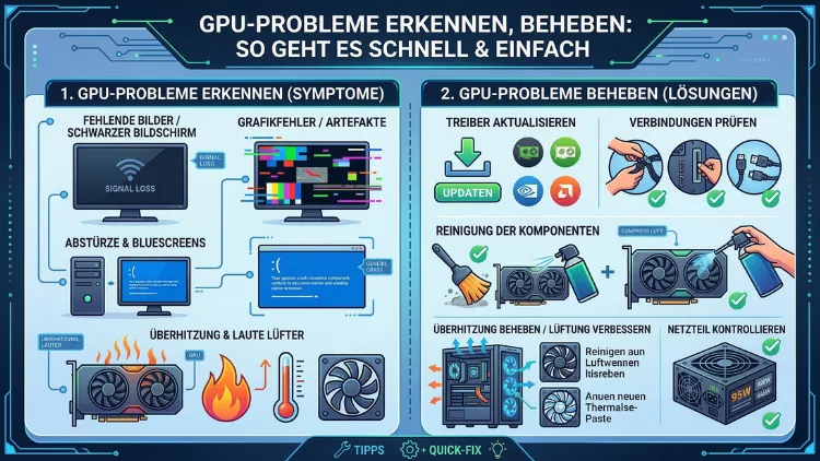 GPU-Probleme erkennen, beheben: So geht es schnell & einfach