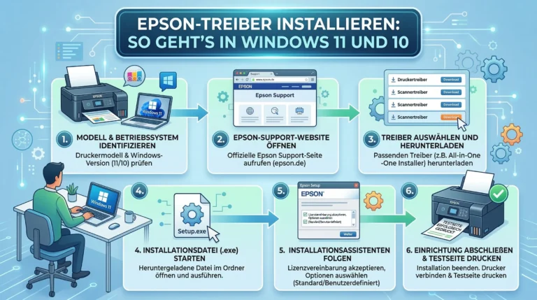 Epson-Treiber installieren: So geht’s in Windows 11 und 10
