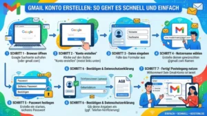Gmail Konto erstellen: So geht es schnell und einfach