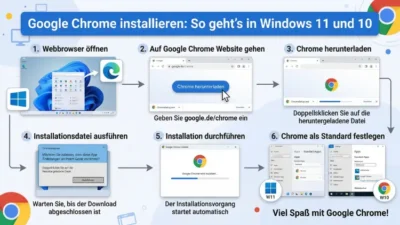 Google Chrome installieren: So geht’s in Windows 11 und 10