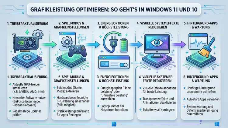 Grafikleistung optimieren: So geht’s in Windows 11 und 10