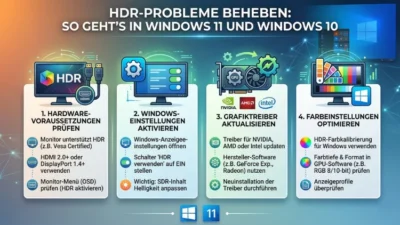 HDR-Probleme beheben: So geht’s in Windows 11 und Windows 10