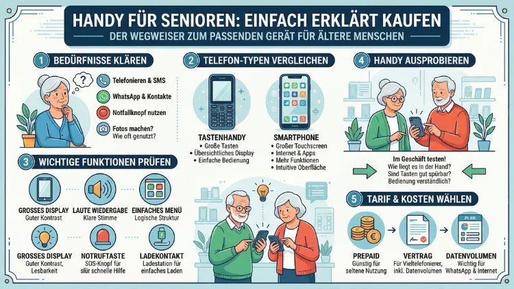 Handy für Senioren: So geht’s einfach erklärt kaufen