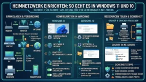 Heimnetzwerk einrichten: So geht es in Windows 11 und 10