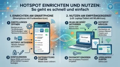 Hotspot einrichten und nutzen: So geht es schnell und einfach